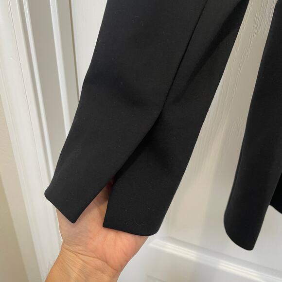 Spanx The Perfect Oversized Blazer Ponte No Lapel Minimalist Career Black S - Picture 7 of 7